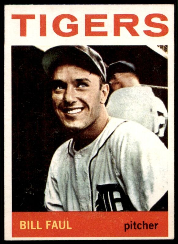 1964 TOPPS BILL FAUL 236 EXMT BASEBALL DETROIT TIGERS