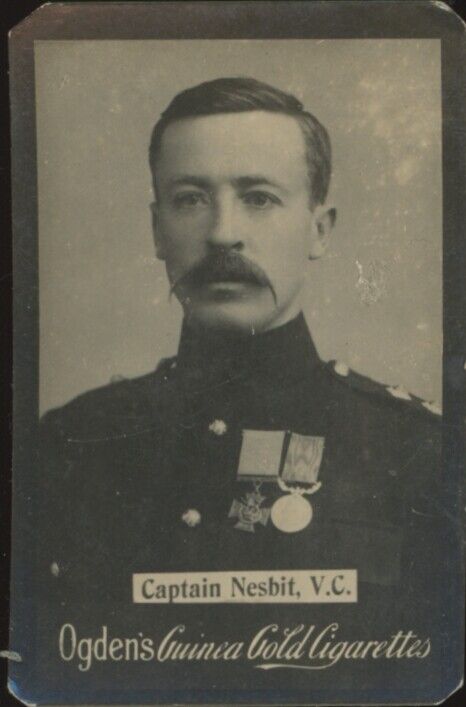 1901 OGDEN'S GUINEA GOLD CIGARETTES NESBIT V.C. VG CAPTAIN