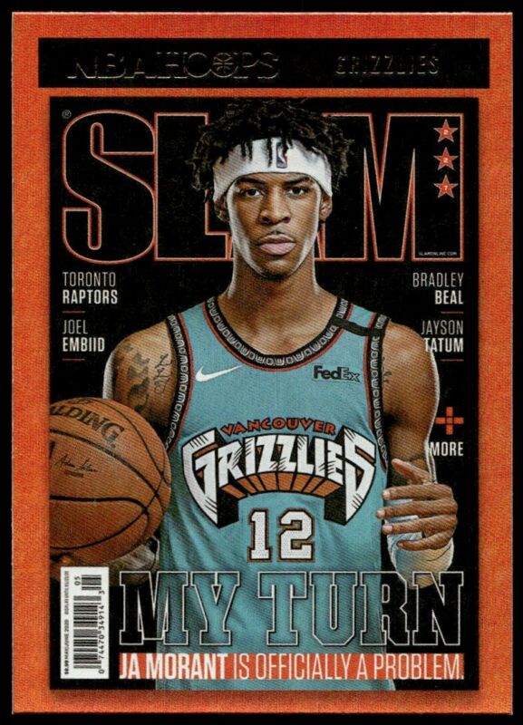 2020 HOOPS JA MORANT 18 MINT SLAM WINTER BRONZE HOLO MEMPHIS GRIZZLIES