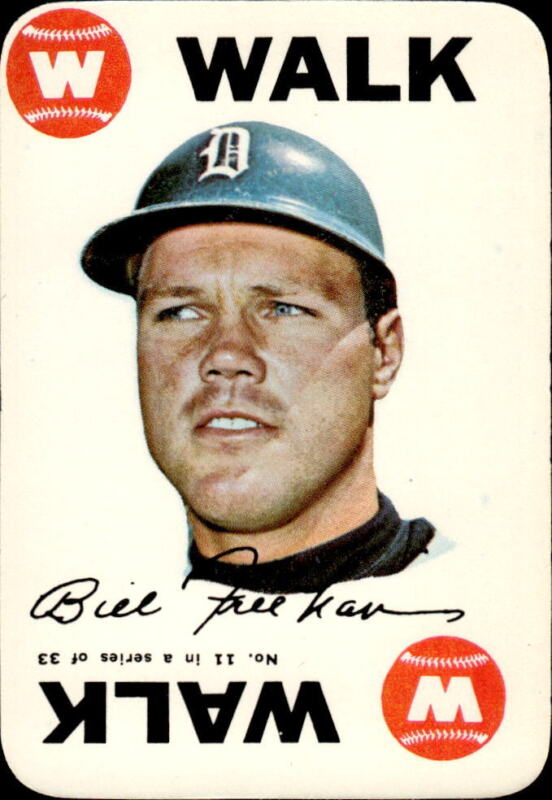 1968 TOPPS BILL FREEHAN 11 EXMT GAME BASEBALL DETROIT TIGERS