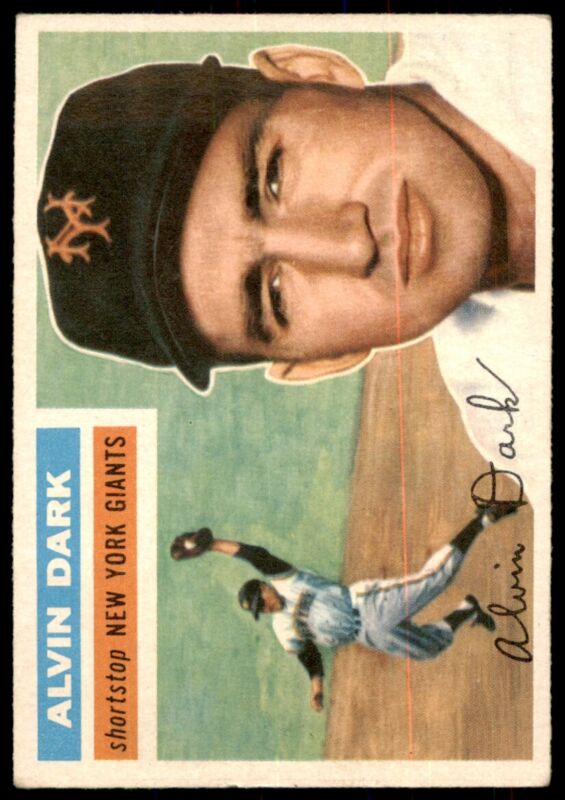 1956 TOPPS ALVIN DARK 148 EXMT BASEBALL NEW YORK GIANTS