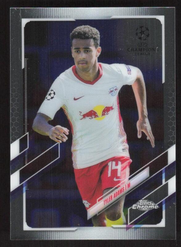 2020 TOPPS CHROME UEFA CHAMPIONS LEAGUE TYLER ADAMS 73 MINT SOCCER RB LEIPZIG