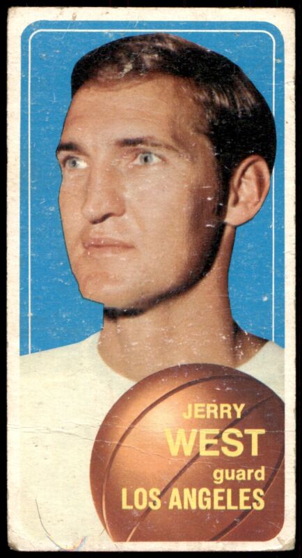 1970 TOPPS JERRY WEST 160 POOR BASKETBALL LOS ANGELES LAKERS