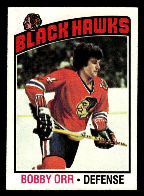 1976 TOPPS BOBBY ORR 213 NRMT HOCKEY CHICAGO BLACKHAWKS