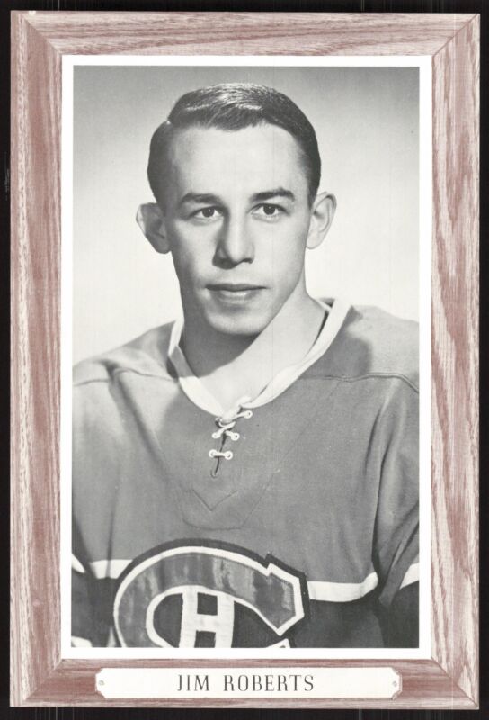 1964-67 BEE HIVE PHOTOS JIM ROBERTS NRMT GROUP 3 BEEHIVE MONTREAL CANADIENS