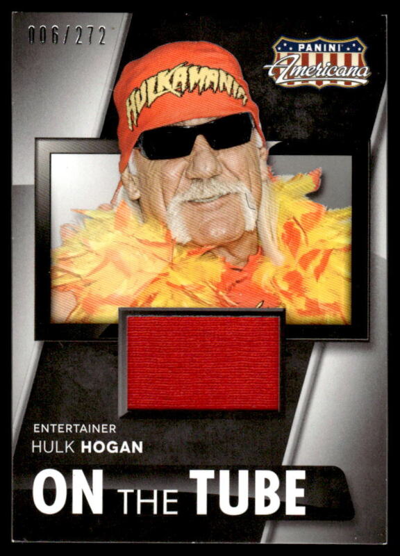 2015 PANINI AMERICANA HULK HOGAN MM-HH ON TUBE WORN MATERIAL 6/272 WRESTLER WWF