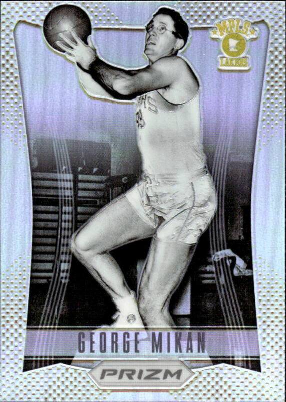 2012 PANINI PRIZM GEORGE MIKAN 173 MINT SILVER PRIZM MINNEAPOLIS LAKERS