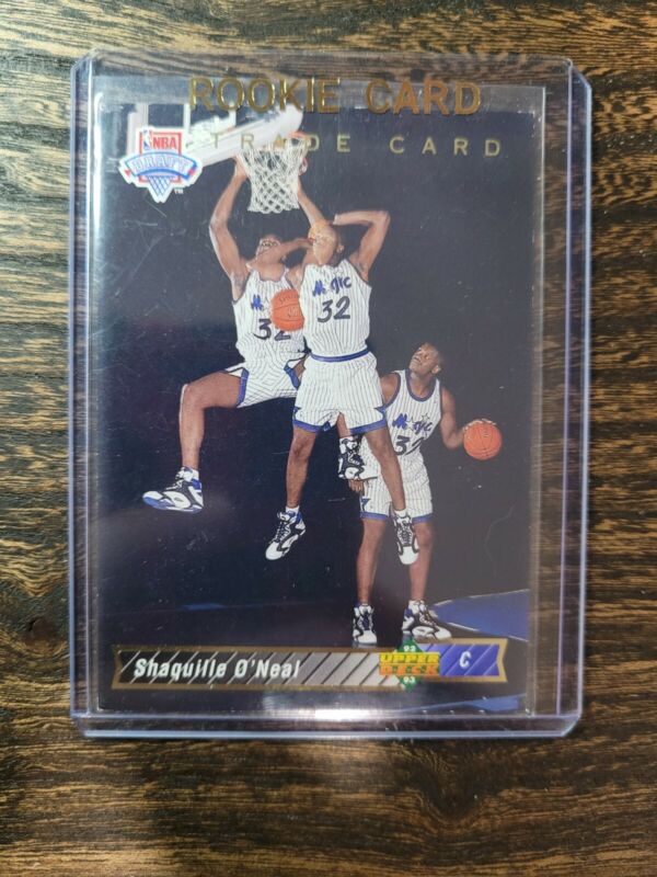 1992 UPPER DECK SHAQUILLE O'NEAL RC ROOKIE TRADE CARD BASKETBALL ORLANDO MAGIC