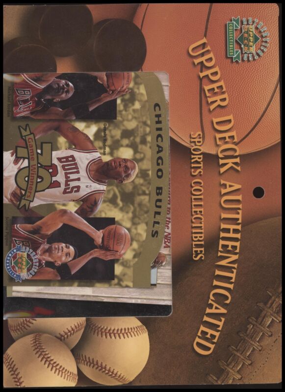 1996 UD AUTHENTICATED MICHAEL JORDAN NRMT 70 GAME WINNERS SEALED CHICAGO BULLS