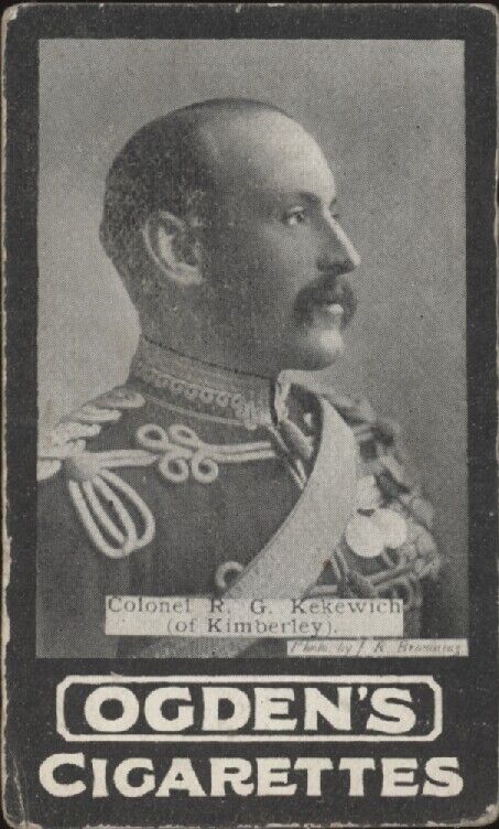 1901 OGDEN'S CIGARETTES COLONEL R.G. KEKEWICH GOOD MILITARY LEADING GENERALS WAR