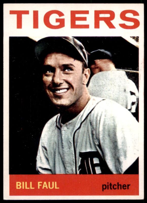 1964 TOPPS BILL FAUL 236 NRMT-MT BASEBALL DETROIT TIGERS