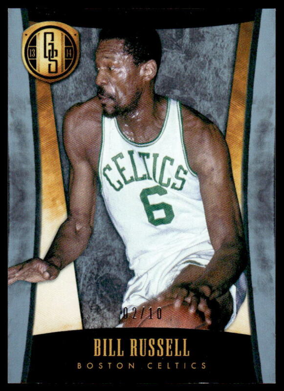 2013 PANINI GOLD STANDARD BILL RUSSELL 302 MINT PLATINUM 44967 BOSTON CELTICS