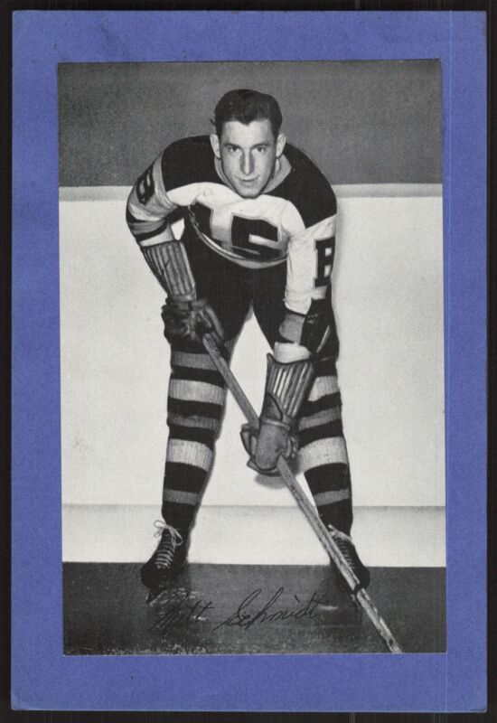 1934-44 BEE HIVE PHOTOS MILT SCHMIDT VG-EX GROUP 1 BEEHIVE HOCKEY BOSTON BRUINS