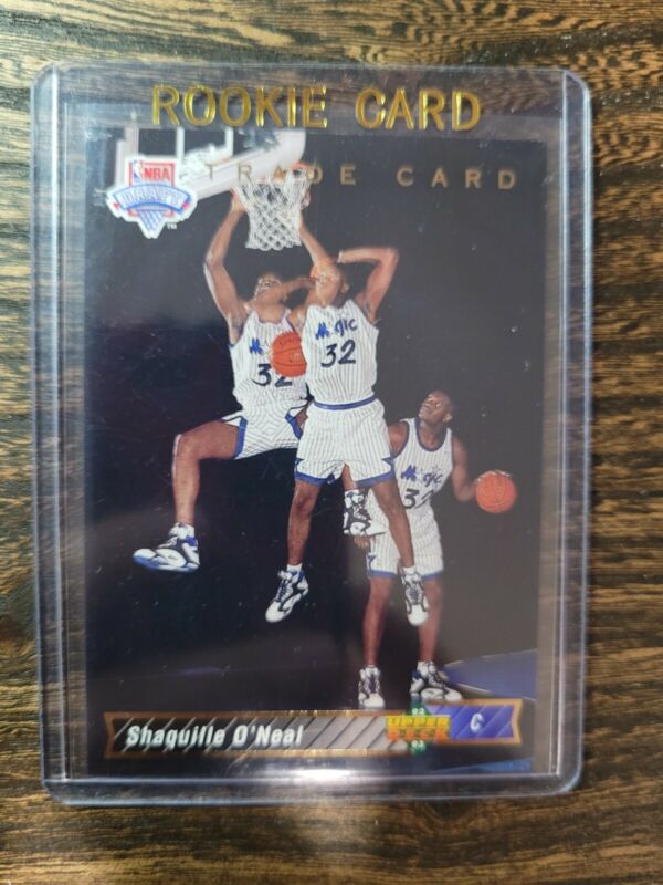 1992 UPPER DECK SHAQUILLE O'NEAL RC ROOKIE TRADE CARD BASKETBALL ORLANDO MAGIC