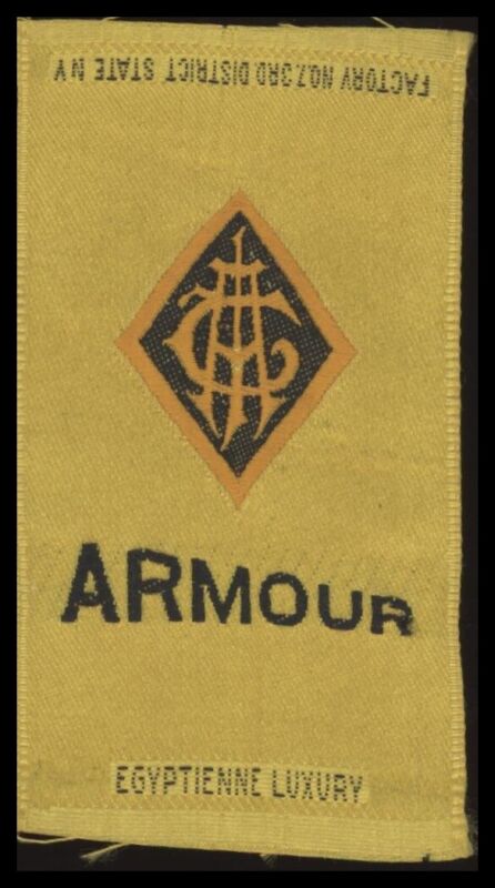 1910 S17 ARMOUR NNO EXMT SILKS FOOTBALL