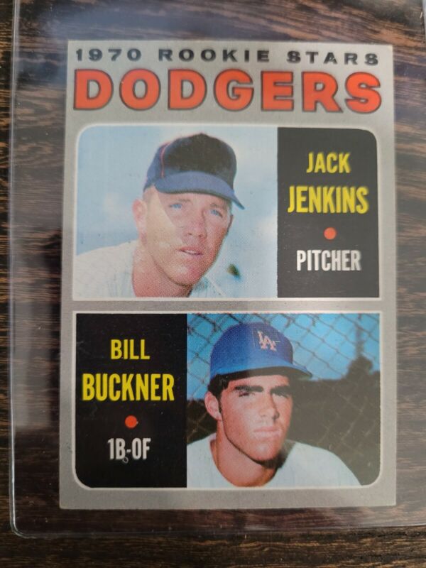 1970 TOPPS BILL BUCKNER 286 RC ROOKIE NRMT JACK JENKINS LOS ANGELES DODGERS