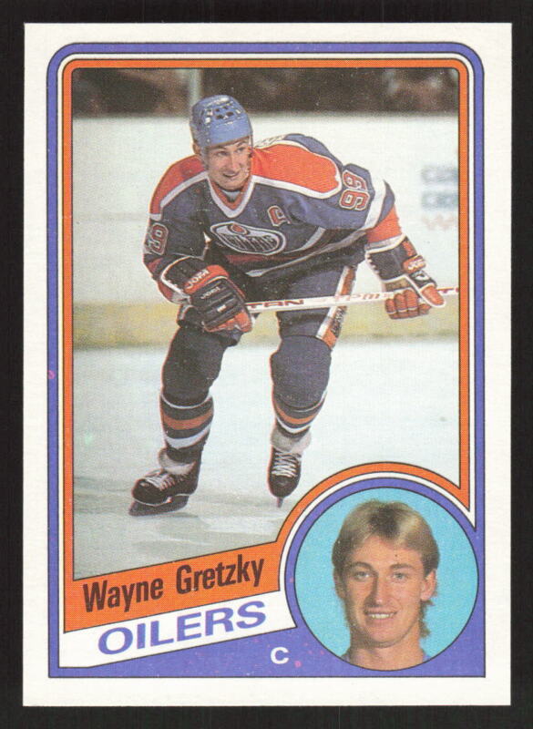 1984 TOPPS WAYNE GRETZKY 51 MINT HOCKEY EDMONTON OILERS