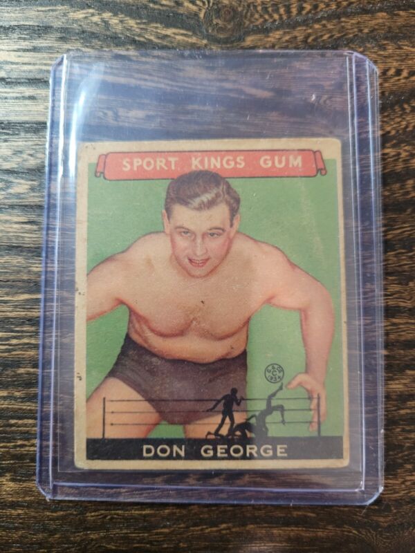 1933 GOUDEY SPORT KINGS ED DON GEORGE VG WRESTLING