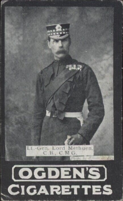 1901 OGDEN'S CIGARETTES LIEUTENANT GENERAL LORD METHUEN VG MILITARY LEADING