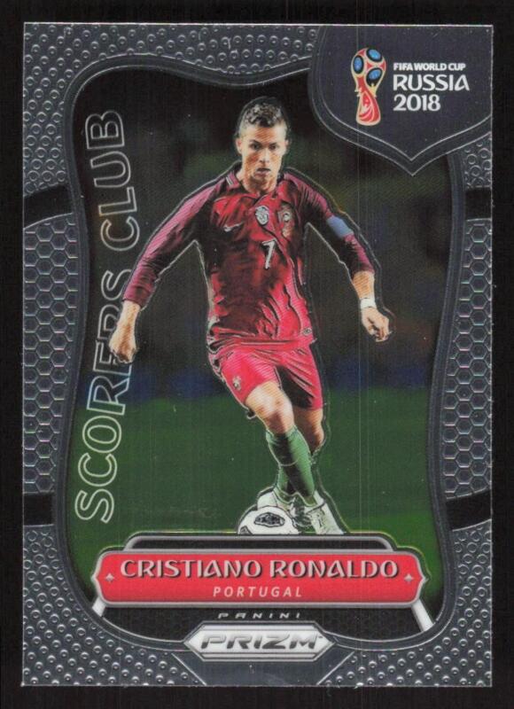 2018 PANINI PRIZM FIFA WORLD CUP CRISTIANO RONALDO SC-16 SCORERS CLUB PORTUGAL