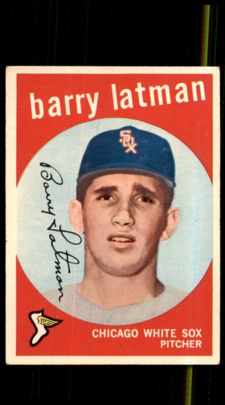 1959 TOPPS BARRY LATMAN 477 VG-EX RC BASEBALL CHICAGO WHITE SOX