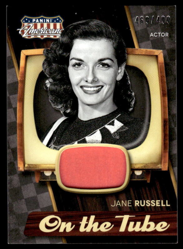 2015 PANINI AMERICANA JANE RUSSELL VM-JR ON THE TUBE WORN MATERIAL 469/499