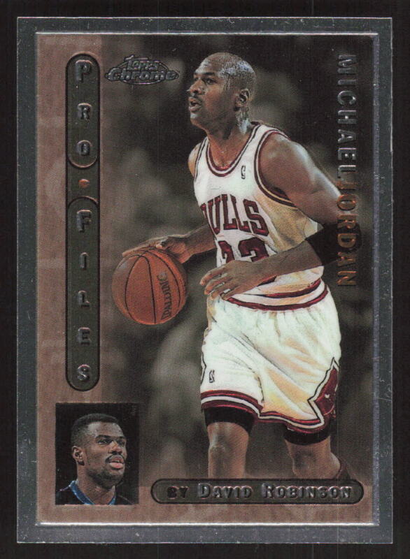 1996 TOPPS CHROME MICHAEL JORDAN PF-3 MINT PROFILES BASKETBALL CHICAGO BULLS